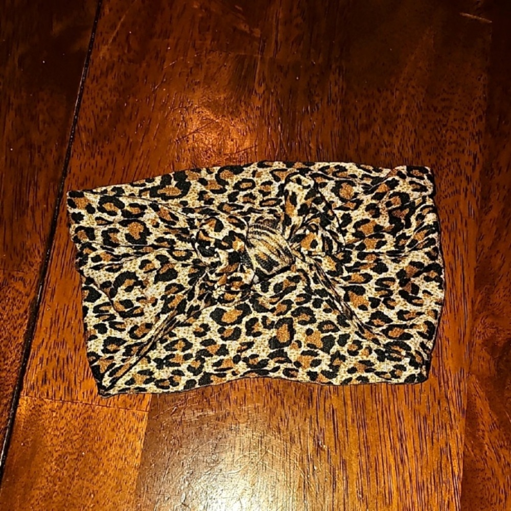 Leopard Print Knotted Headband, Toddler Baby NWOTS
